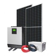 Gemahlenes 10-kW-Sonnenenergie-System außerhalb des Gitters montiert